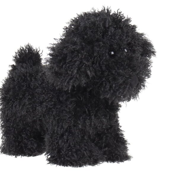 Apricot Lamb Black Poodle Stuffed Toy - Picture 1 of 4